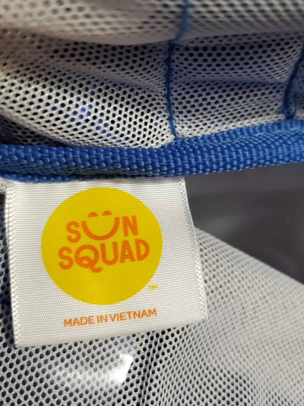 Sun Squad Pink and Navy Cooler Tote Bag